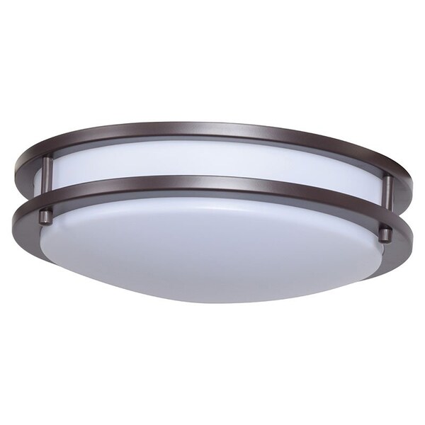 Solero, LED Flush Mount, Bronze Finish, Acrylic Lens Acrylic